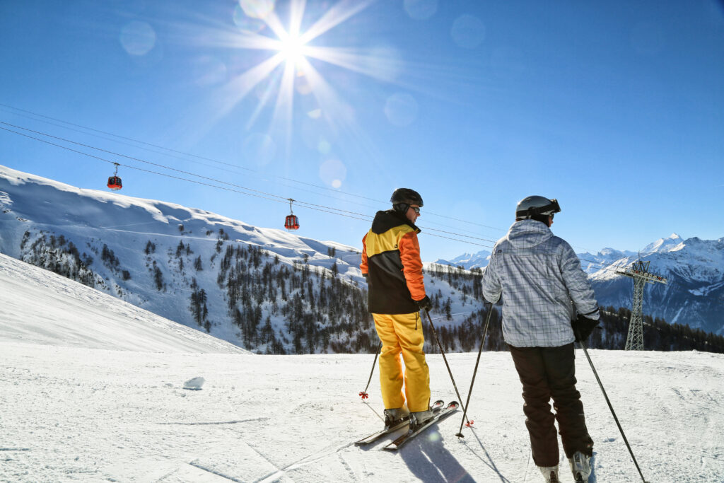 Faire du ski à Loèche-les-Bains